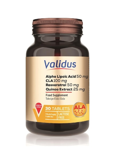 Validus Alfa Lipoic Acid Cla Resveratrol 30 Tablet Diğer