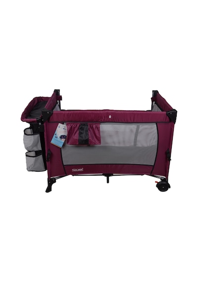 Holmer Kids Maxi Comfort Coolstyle Anne Yanı Oyun Parkı Beşik + Aloevera Yatak - Mürdüm