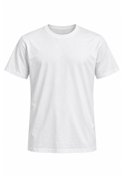 Coal City Erkek Beyaz Oversize %100 Pamuk Basic T-shirt