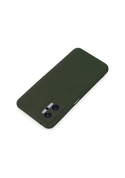 Newface Realme 9i 4g Kılıf Nano İçi Kadife Silikon - Koyu Yeşil