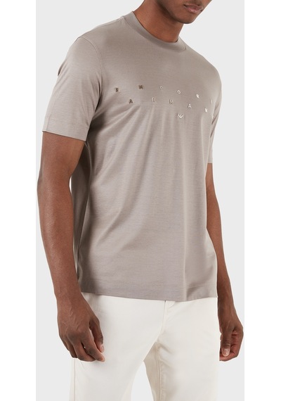 Emporio Armani Erkek T Shirt 3d1ta2 1juvz 06h3 Kahve Kahverengi