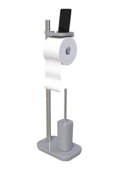Suı Tuvalet Kağıtlık Tuvalet Fırçalı-gri M-e75t-07