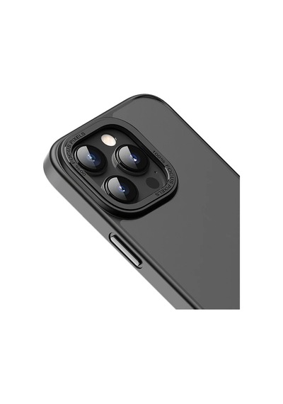 Hoco Apple iPhone Uyumlu 14 Pro Golden Shield Frosted Silikon Telefon Kılıfı- 5775 Lacivert