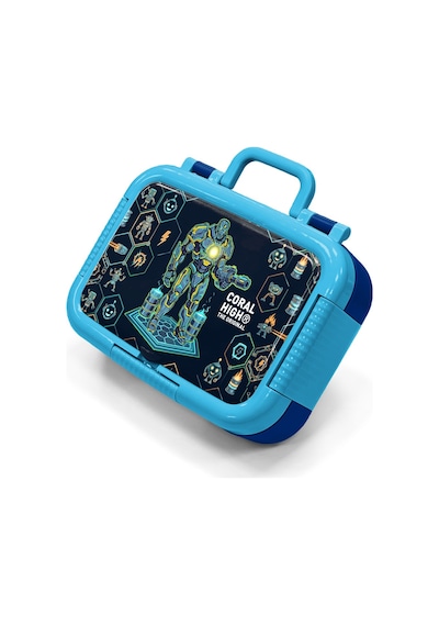 Coral High Kids Lacivert Robot Desenli Paslanmaz Çelik Beslenme Kabı 39146 Lacivert
