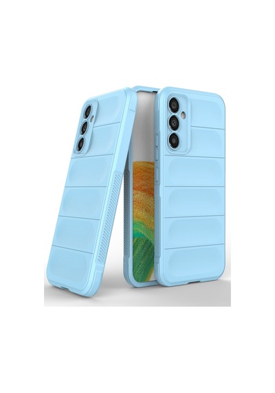 Samsung Galaxy Uyumlu   M34 5g Kılıf Optimum Silikon - Sky Blue
