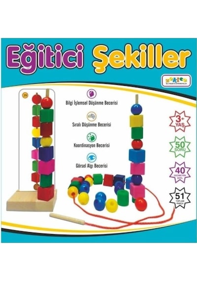 Zekice Zekice Eğitici Şekiller Akıl Oyunu