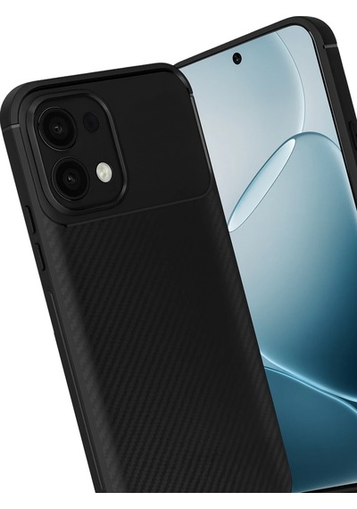 Newface - 829 - Oppo A6 Pro 4g Auto Focus Karbon Kapak - Drnds - - Siyah