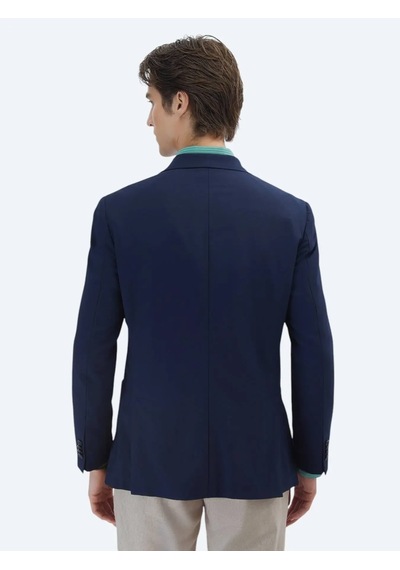 Kip Lacivert Desenli Regular Fit Ceket Lacivert Kip Lacivert Desenli Regular Fit Ceket Lacivert