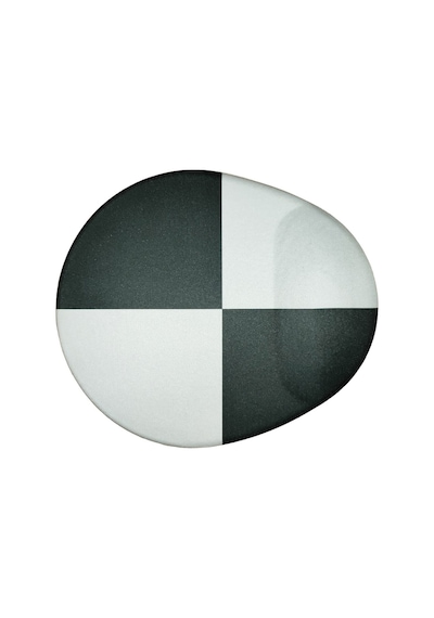 Siyah Beyaz Mouse Pad Bilek Destekli Mousepad