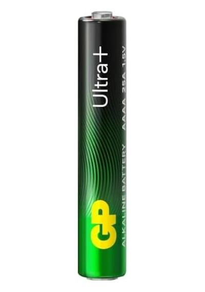 Gp Batteries 25a Ultra Plus Lr8d425/e96/aaaa Boy İncenin İncesi Pil, 1.5 Volt, 2'li Kart