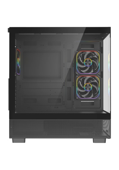 Fazeon F17 1000w 80+ Bronze Pcıe Gen5.1 Argb 3x120mm Fanlı Atx Siyah Gamıng Kasa