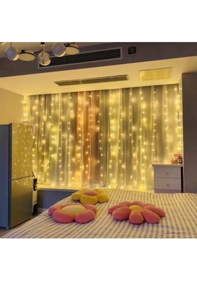 1001 Led Perde Led 3X3 Mt 300 Ledli 8 Fonksiyonlu
