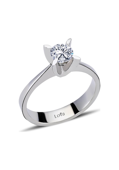 Lova D Renk 0,50 Karat Pırlanta Tektaş Yüzük - Hrd - 1050123