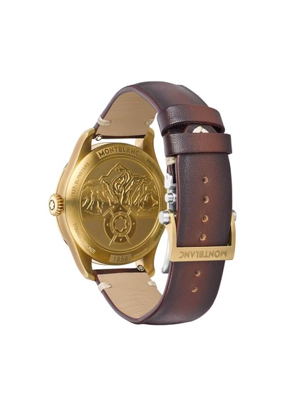 Montblanc 1858 Automatic Date 0 Oxygen 134339 Kahverengi
