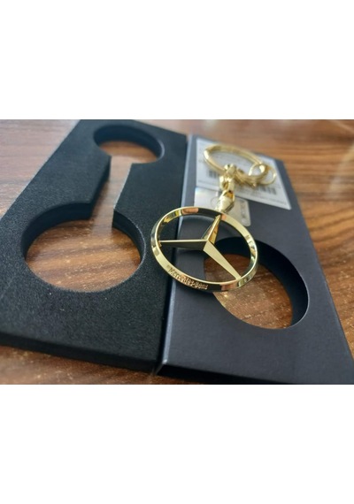Mercedes Gold Anahtarlık