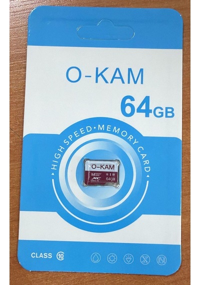 O-kam 64 Gb Microsd Hafıza Kartı Kameralar İçin Uygundur