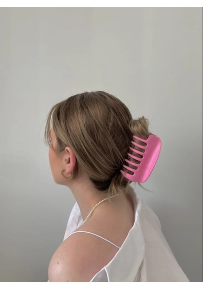 Aurrari Mandal Kadın Toka Seti 6'lı Pembe