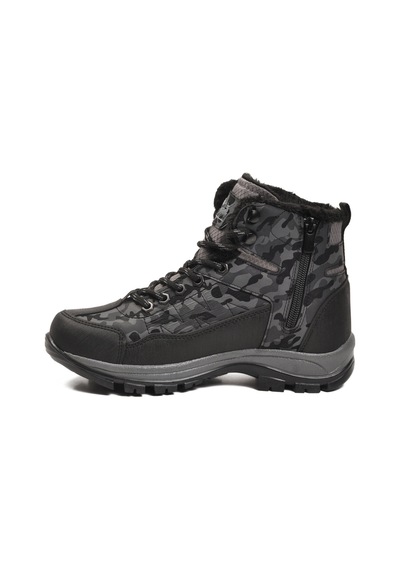 Füme İçi Kürklü Soğuğa Dirençli Kaymaz Taban Unisex Outdoor Bot 980 G Füme