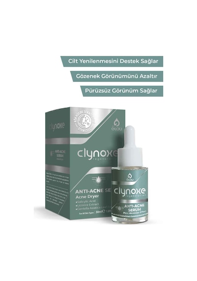 Clynoxe Acne Akne Karşıtı Yüz Serumu 30 ML