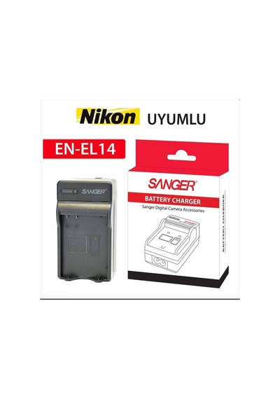 Sanger,nikon İle  En-el14 Batarya + Şarj Cihazı