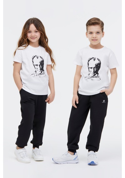 Lumberjack Ul 11ata01 4fx Beyaz Unisex Çocuk Kısa Kol T-shirt 000000000101924308