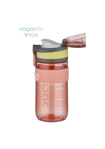 Tkk 550 Ml Rahat İçim U Ağızlı Bpa İçermeyen Taşıma Kulplu Tritan Su Matarası Fftkk1016-550ml 001