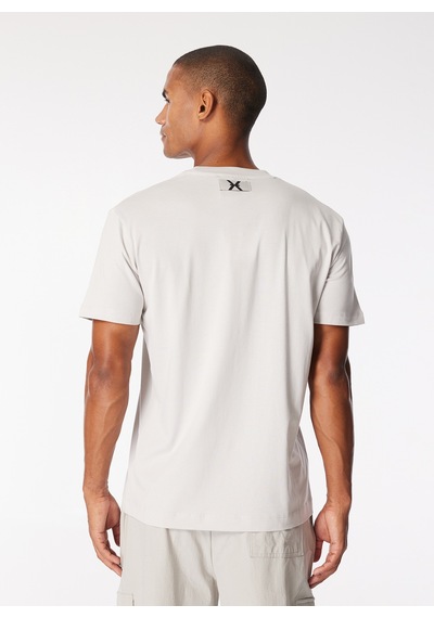 John Richmond Gri Erkek Slim Fit T-shirt Ump24004ts