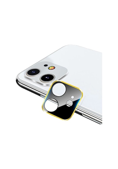 İphone 11 6.1 İnch 3d Metal Kamera Koruyucu Metal Lens