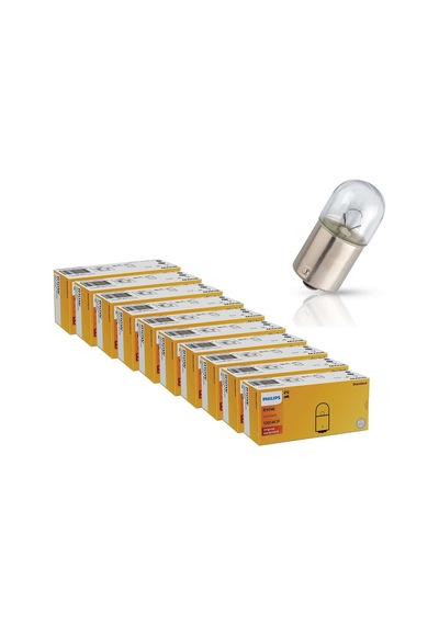 100 Adet Philips Uyumlu 12v R10w 10w Park-sinyal Ampulü 67 12814