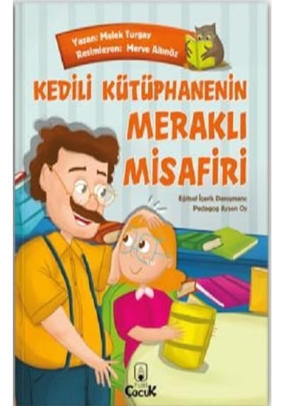 Kedili Kütüphanenin Meraklı Misafiri - Melek Turgay - Floki Çocuk