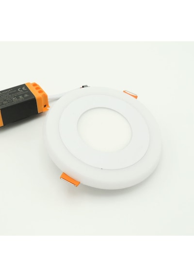 Beyaz Mavi Sıva Altı Spot Panel Led Armatür 3+3 Watt Beyaz