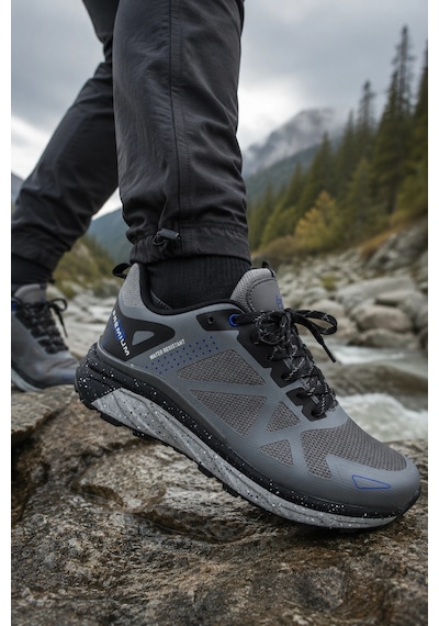 In Step Peakrunner Erkek Gri Hiking Ayakkabısı Outdoor Trekking Ve Kamp Ayakkabısı-su İtici Özellikli GRİ