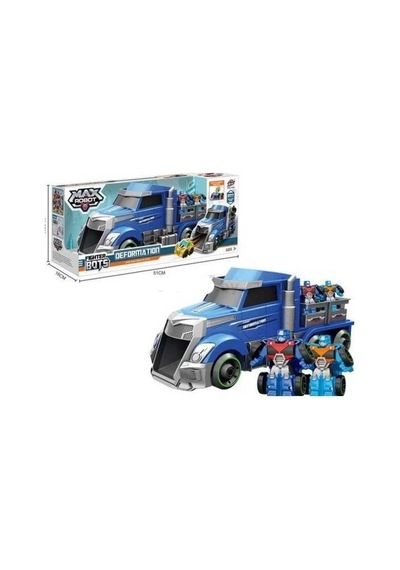 Crn Taşıyıcı Tır Ve Robota Dönüşen Mini Araçlar Ctoy-l017-9