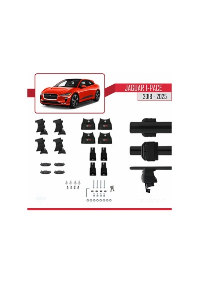 Jaguar I-pace 2018 Ve Sonrası İle Uyumlu Ace-4 Ara Atkı Tavan Bar
