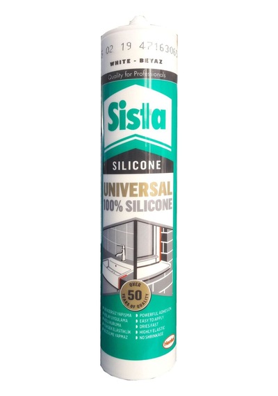 Sista Üniversal Beyaz Silikon 280 Ml Tek Renk