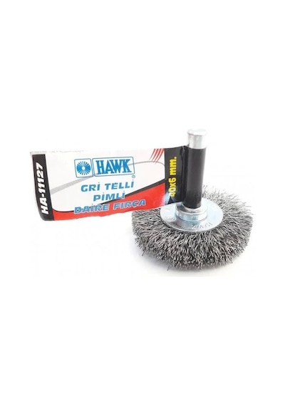 Mey İthalat Hawk Ha11127 Pimli Gri Tel Daire Fırça 40x6 Mm