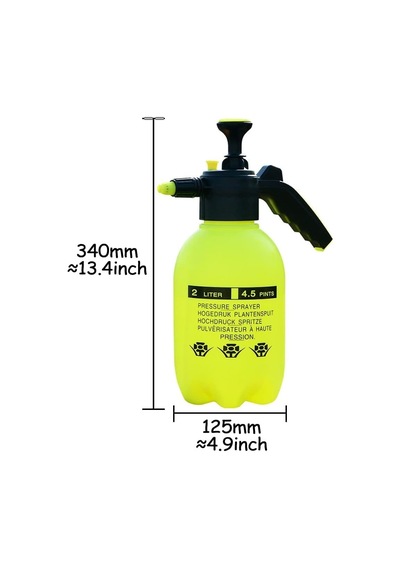 Tr Basınçlı Sulama Pompası, 2 Litre, Ayarlanabilir Nozul, Bahçe Sulama Genel
