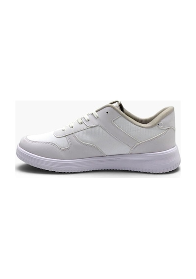 Luttoon 4027-27 Cilt Deri Anatomik Erkek Sneaker 45-48 Beyaz