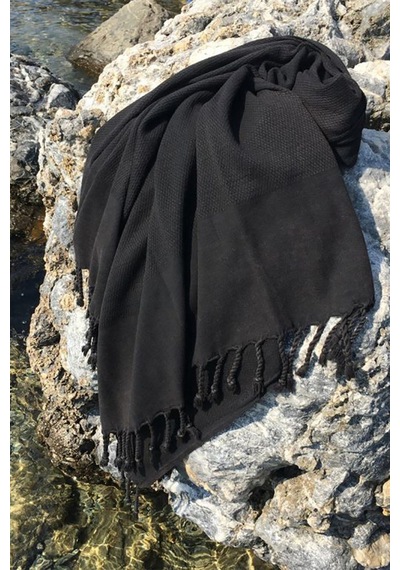 Taşlanmış Peştemal - Siyah