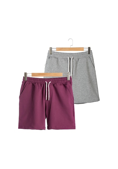 Terapi Men 2'li Erkek Kırçıllı Gri - Mürdüm Basic Regular Fit Şort & Bermuda Kırçıllı Gri-mürdüm Terapi Men 2'li Erkek Kırçıllı Gri - Mürdüm Basic Regular Fit Şort & Bermuda Kırçıllı Gri-mürdüm