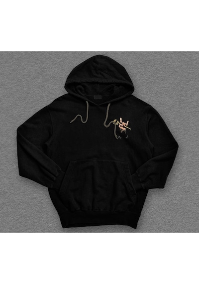 Rock&roll Hip-hop Music Hoparlör Konser Listen Sweatshirt Unisex Kapüşonlu Hoodie 001