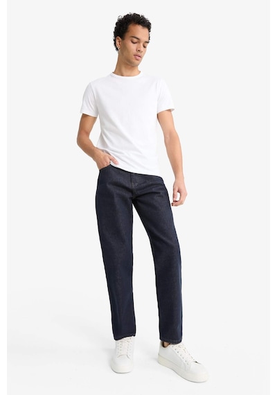 Defacto Relax Tapered Fit Dar Paça Jean Pantolon G1195ax25aunm34 Mavi