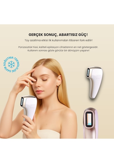Mieco Safir Soğutma Özellikli İpl Lazer Epilasyon Aleti Safir