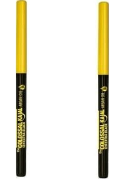 Maybelline New York The Colossal Kajal 12H Argan Yağlı Göz Kalemi Extra Black 2'li