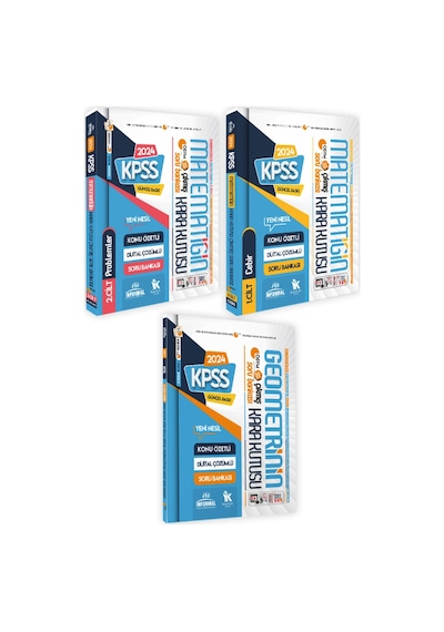 KPSS Matematik 1.-2.cilt Ve Geometrinin Kara Kutusu Konu Öz