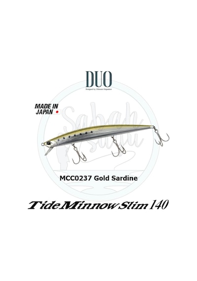 Duo Tide Minnow Slim 140 Mcc0237 Gold Sardine
