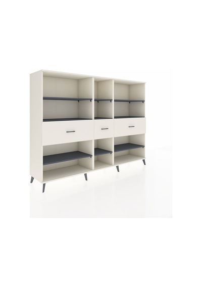 Hyperion Dolap 9 Raflı 3 Çekmeceli 220x44x163 Aytaşı-antrasit/ay Aytaşı-antrasit/aytaşı Hyperion Dolap 9 Raflı 3 Çekmeceli 220x44x163 Aytaşı-antrasit/ay Aytaşı-antrasit/aytaşı
