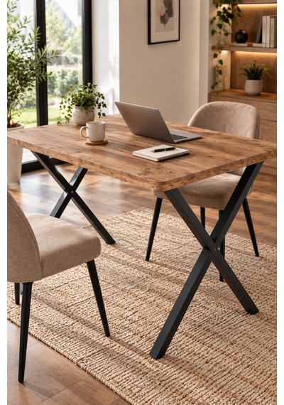 Sulorahome Atlantik Kahverengi Mutfak Masası 110x70 Cm Atlantik - Çam