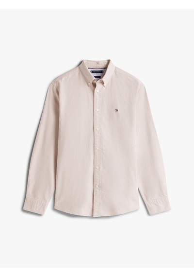 Tommy Hilfiger Solıd Herıtage Oxford Rf Shırt Erkek Yeşil Uk Gömlek - Mw0mw35774