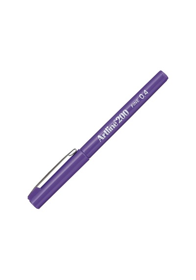 Artline Fineliner 0.4 Mm Mor Ek-200n Çok Renkli